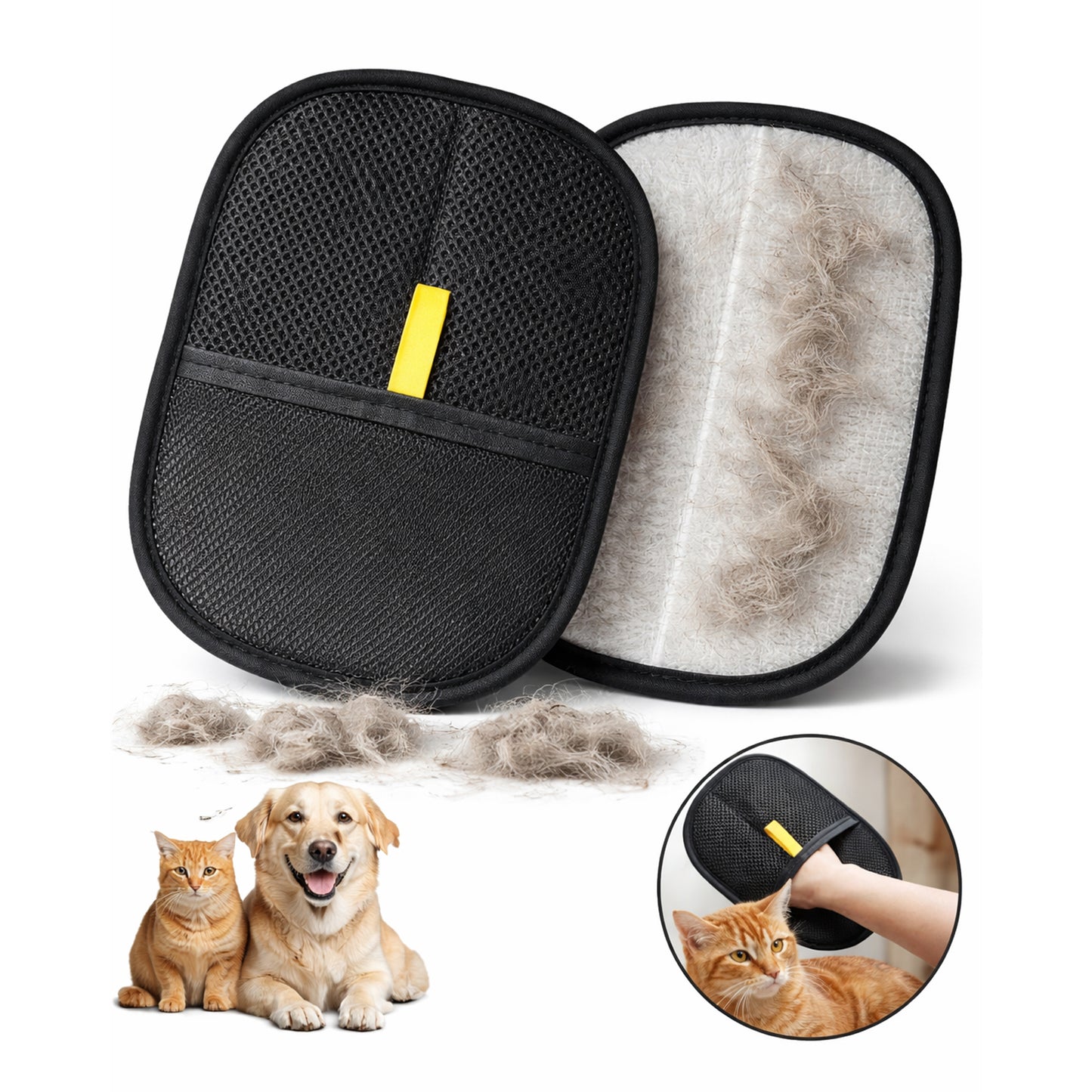 Pet Hair Removal Gloves - Buy 1 get 1 Free 🔥