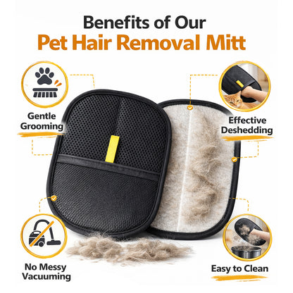 Pet Hair Removal Gloves - Buy 1 get 1 Free 🔥
