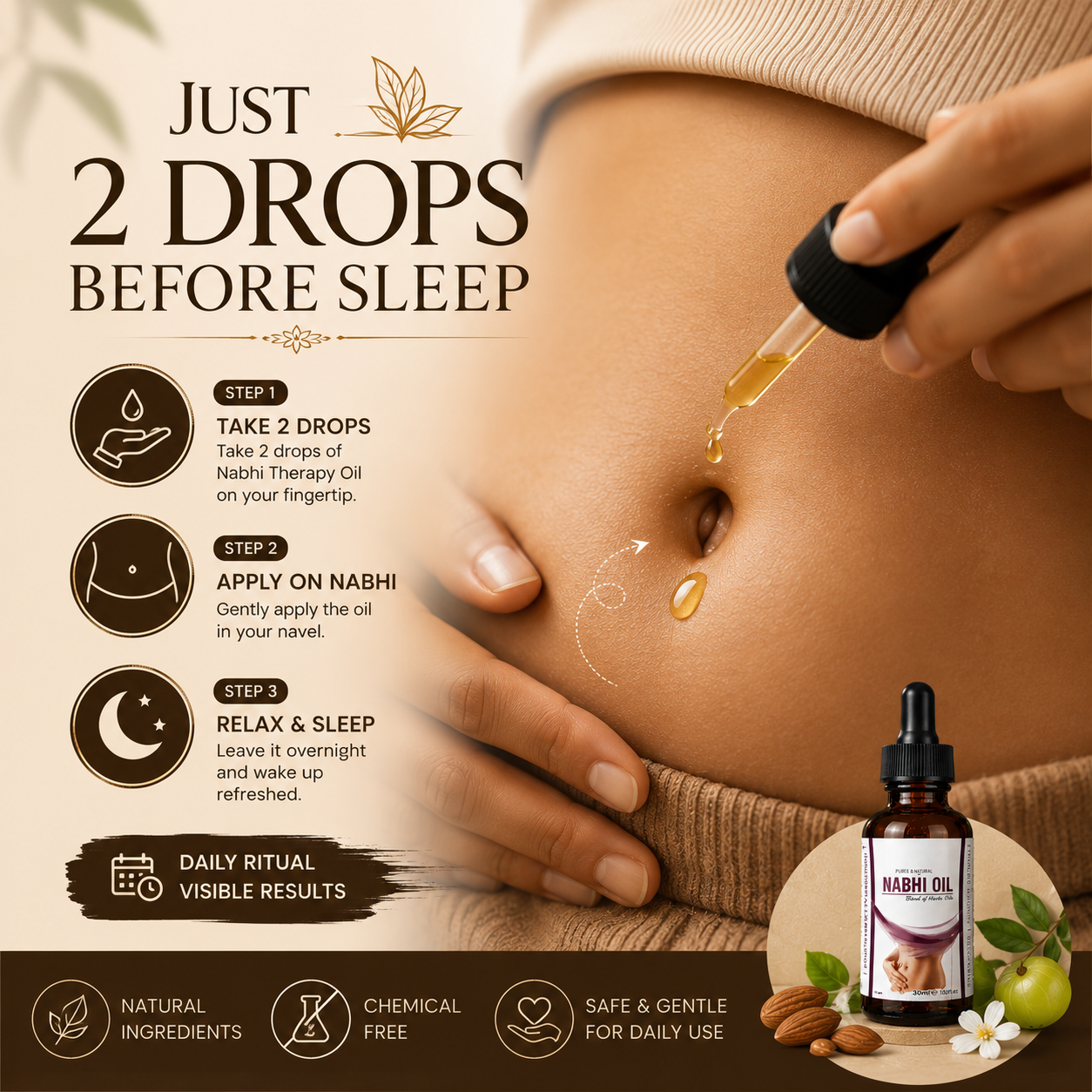 🌿 NABHI OIL — Balanced Belly Button Oil