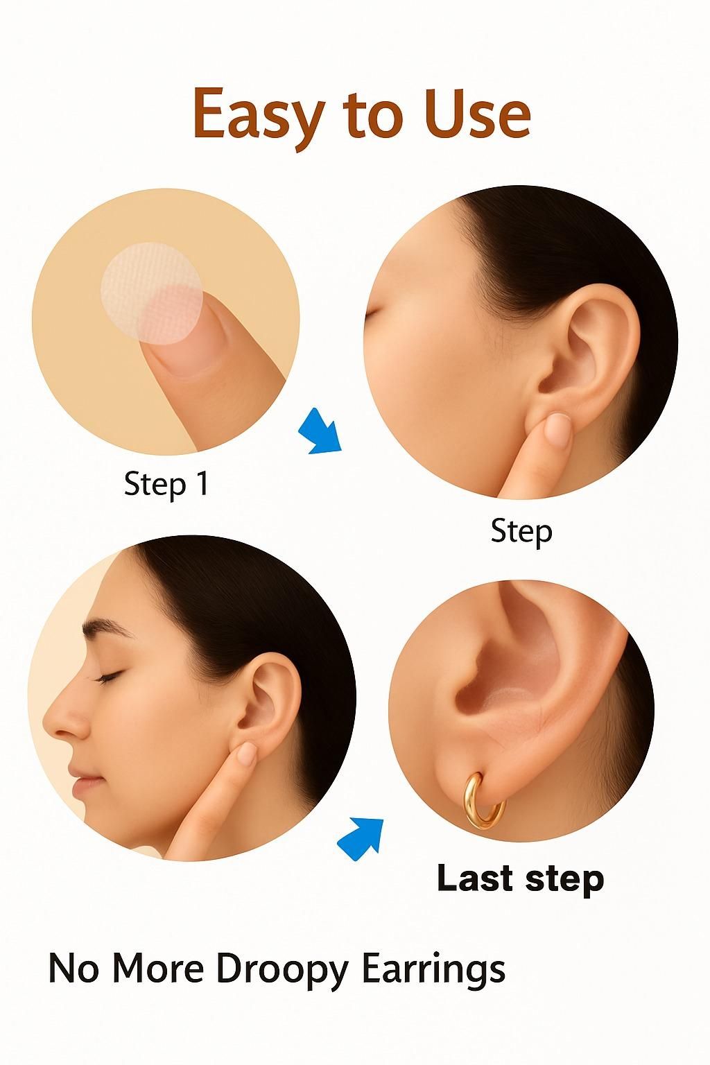 👂💖 Premium Earlobe Support Patches – Comfort & Confidence (100 PCS)