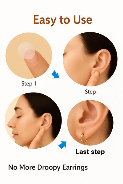👂💖 Premium Earlobe Support Patches – Comfort & Confidence (100 PCS)