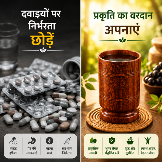 Prakriti™ Vijaysar Glass 100% Sugar Control