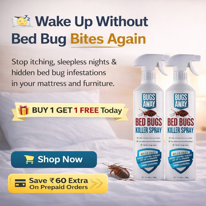 🛏️ Bedbug Killer Spray – Non-Toxic Herbal Formula | Instant Bed Bug Protection