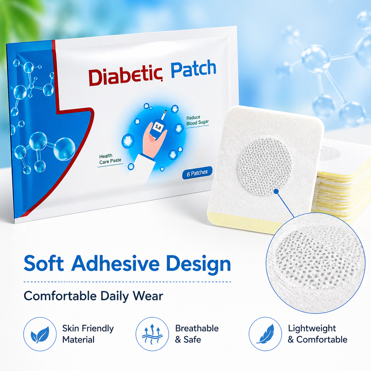 Diabetic Wellness Support Patch – Daily Use Body Patch