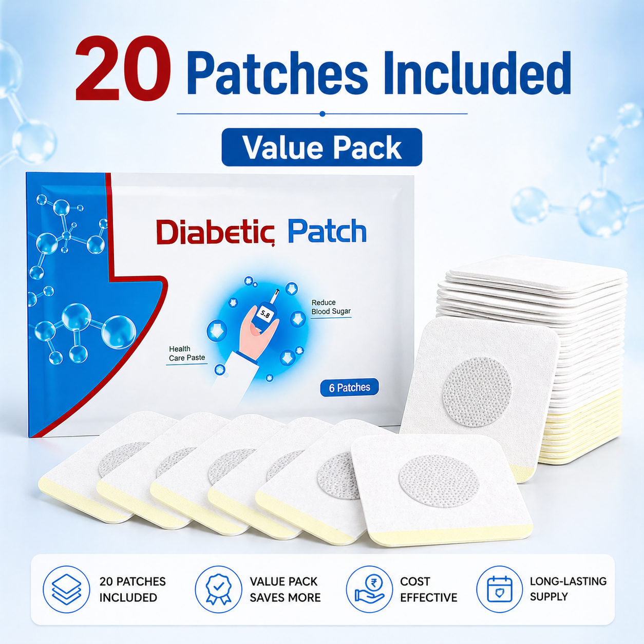 Diabetic Wellness Support Patch – Daily Use Body Patch