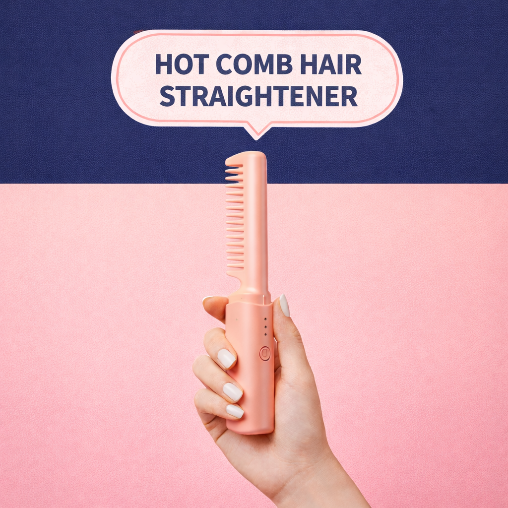 Portable  Cordless Hair Straightener Comb