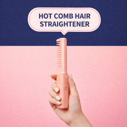 Portable  Cordless Hair Straightener Comb