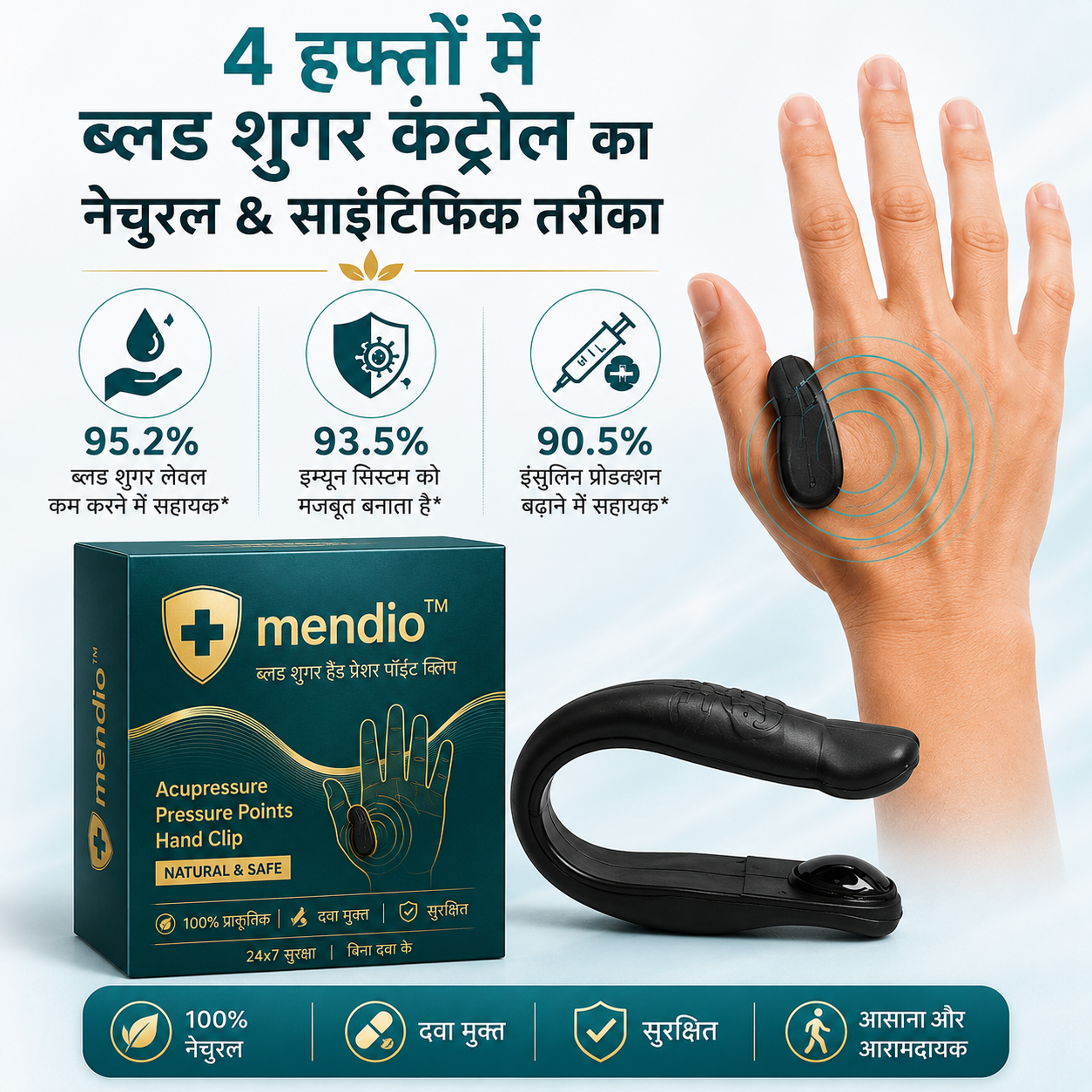 Mendio™ Sugar Control Point Clip