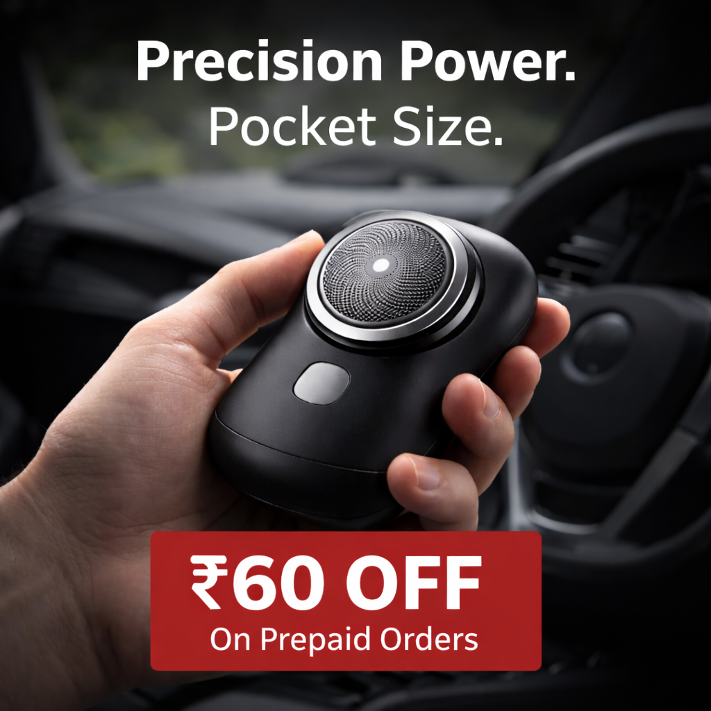 ⚡ Mini Electric Hair Shaver - Rs 60 off on prepaid order